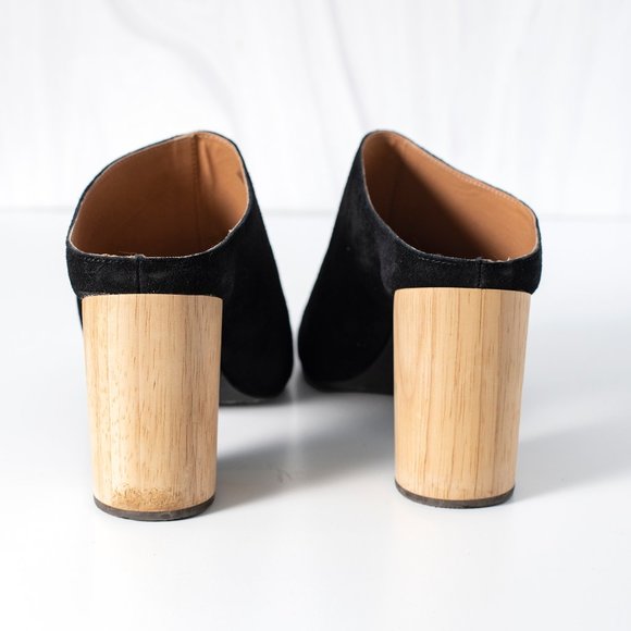 Poppy Suede Mule Heel - Picture 4 of 5